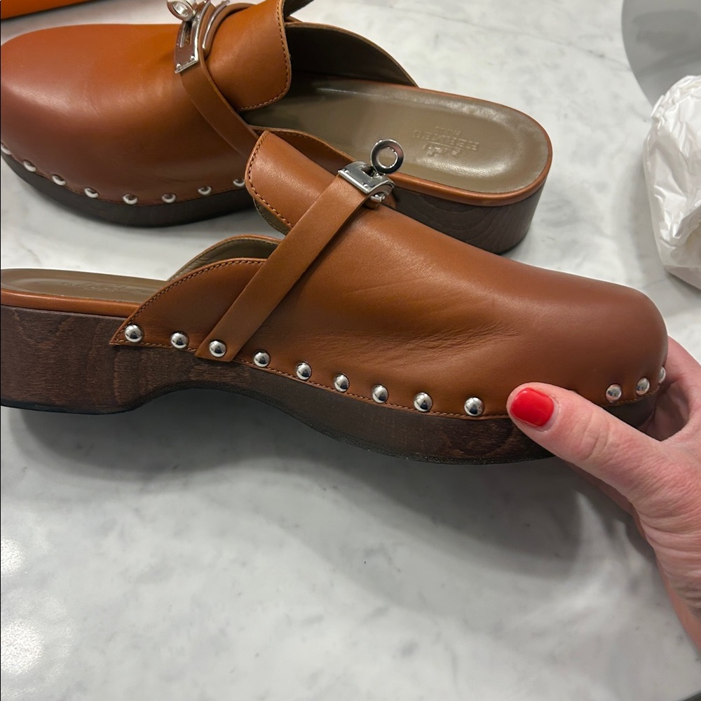 Hermes Carlotta Clogs - Picture 11 of 15
